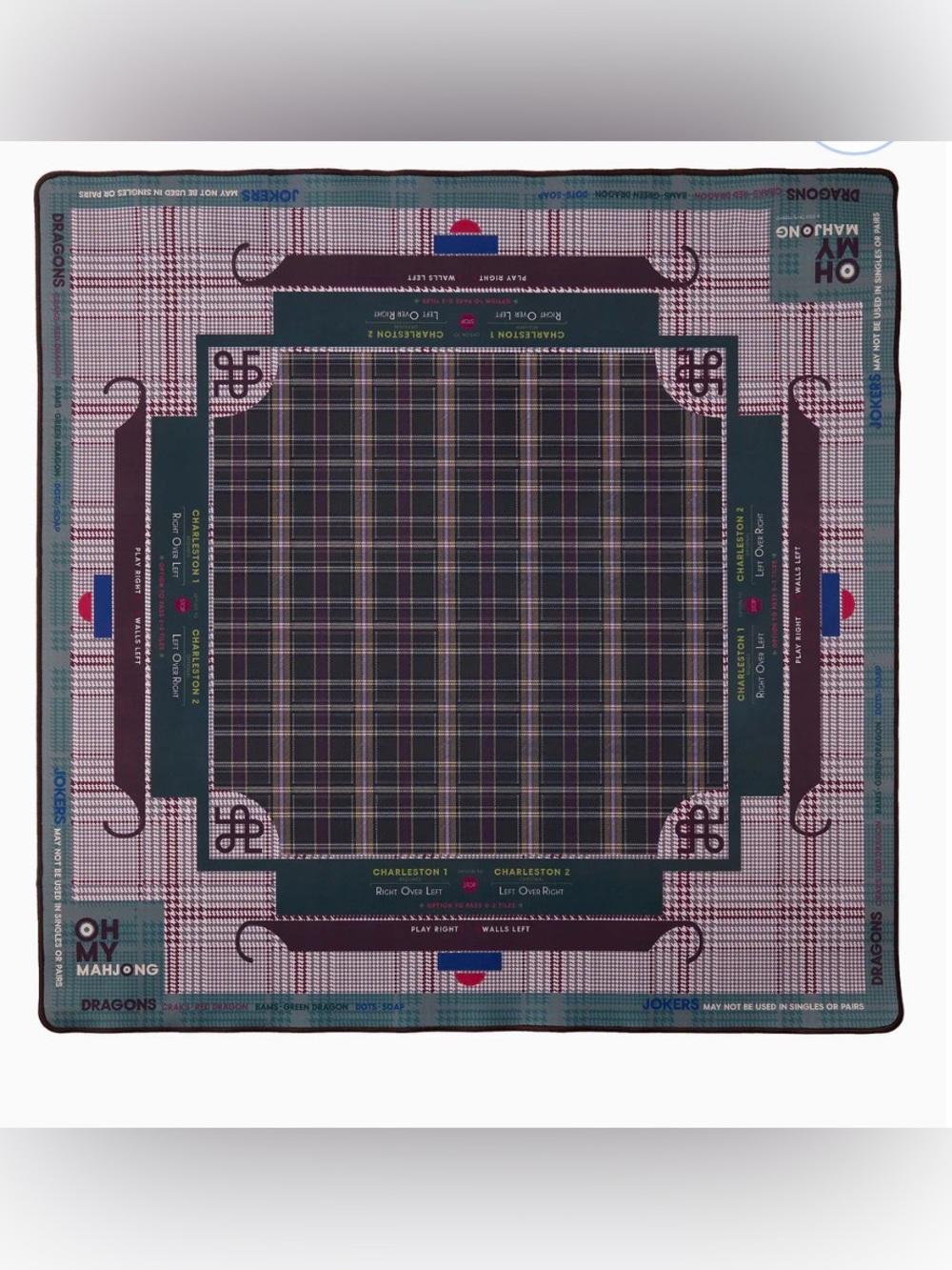 Oh My Mahjong Dapper Mat with bag